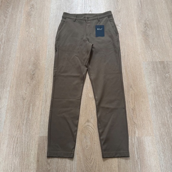 BYLT Other - BYLT Everyday Pant 2.0 Textured Mens 31 Dark‎ Taupe Stretch Performance Trousers